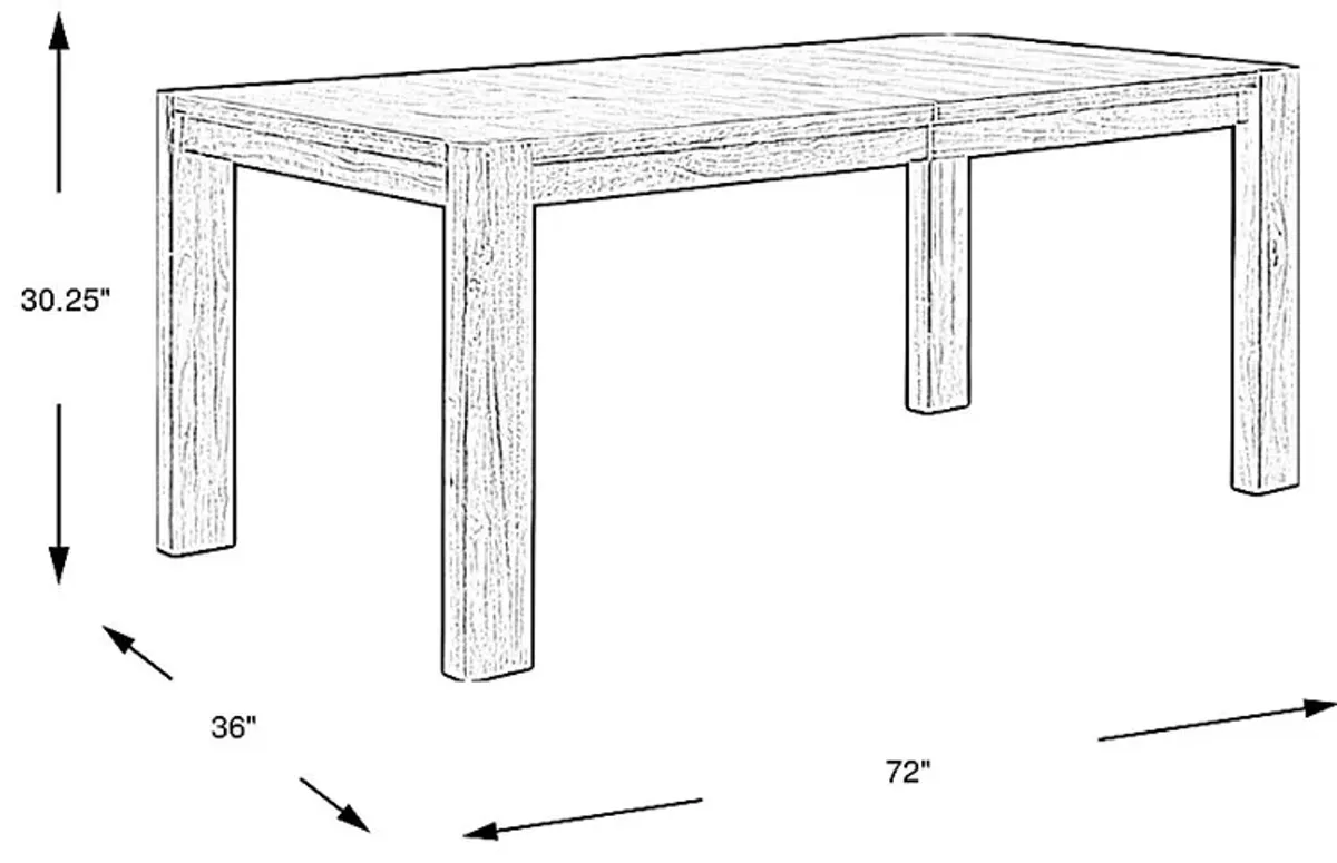 Ithaca Natural Dining Table