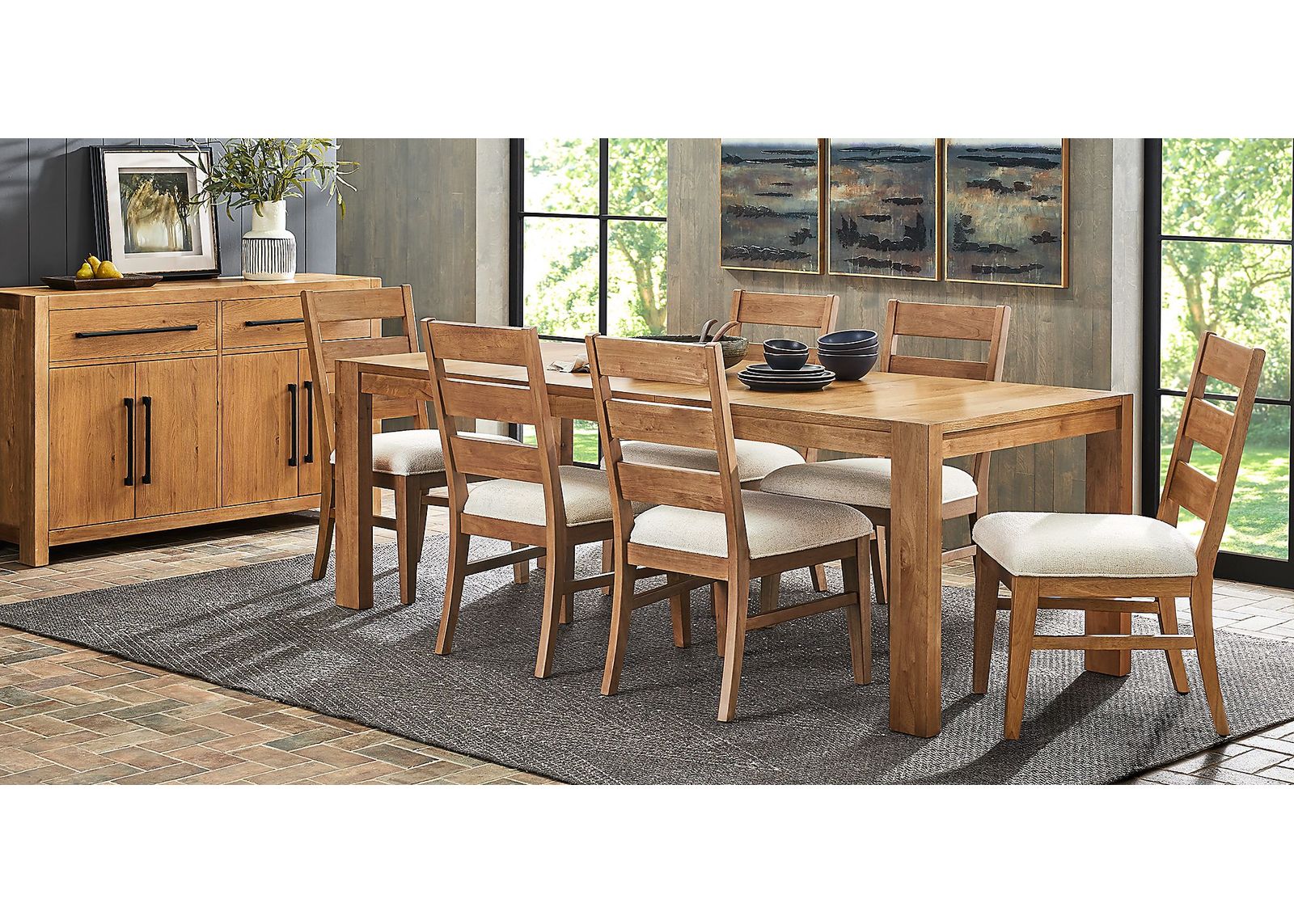 Ithaca Natural 5 Pc Dining Room