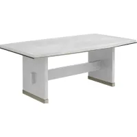 Taylor Trace White Rectangle Dining Table