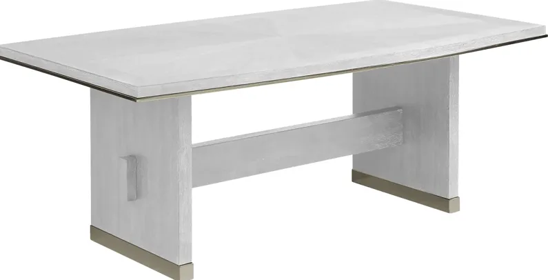 Taylor Trace White Rectangle Dining Table