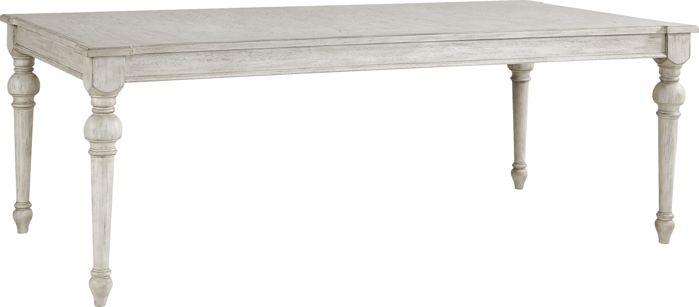 Landon Creek White Rectangle Dining Table