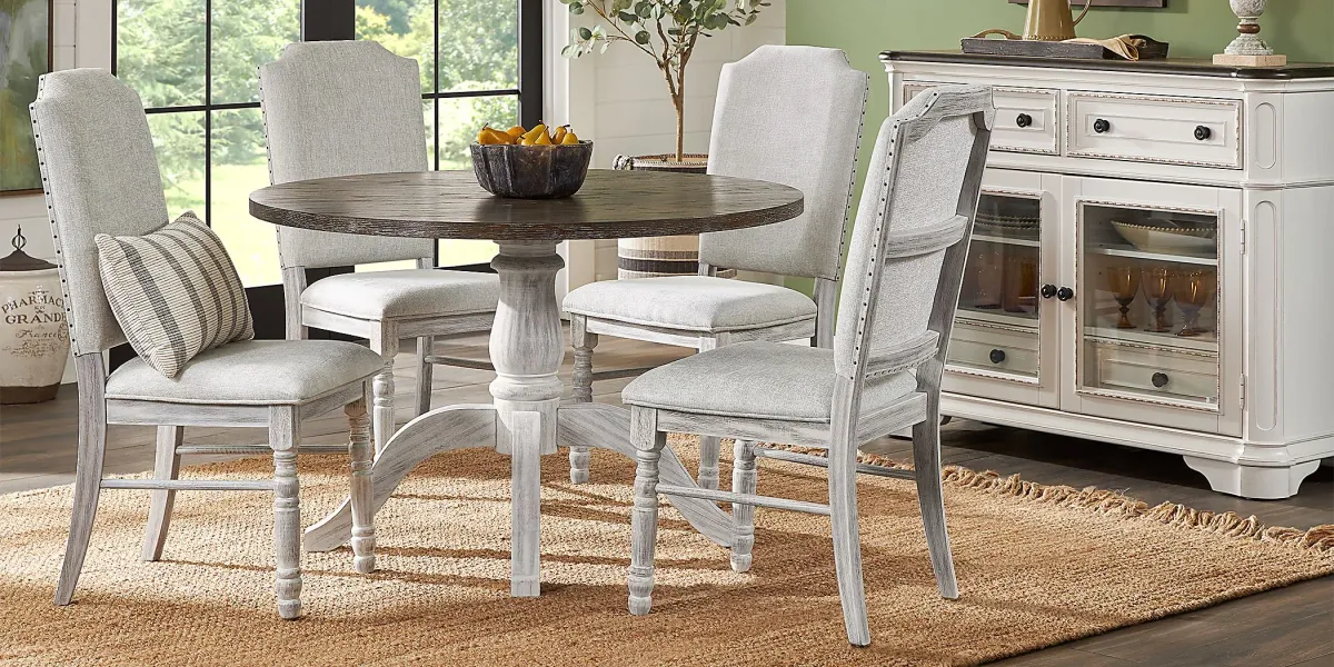 Allison Ridge White Dining Table