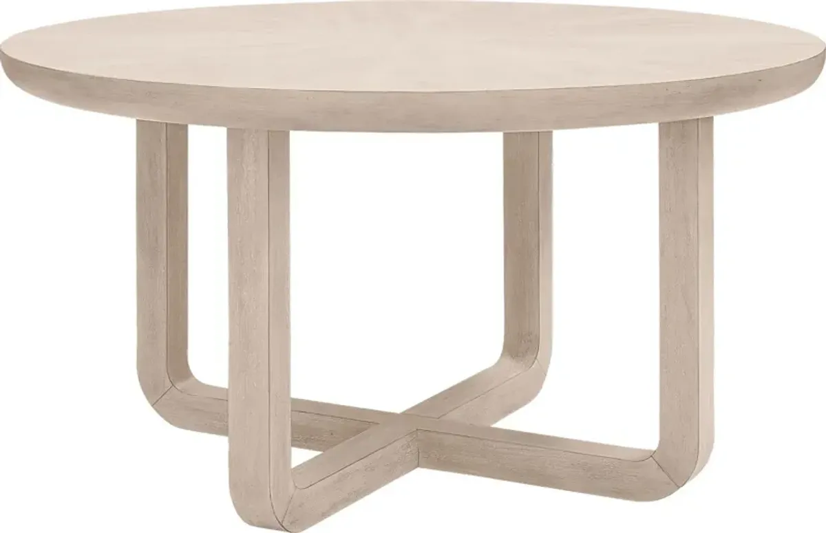 Canyon Light Gray Round Dining Table