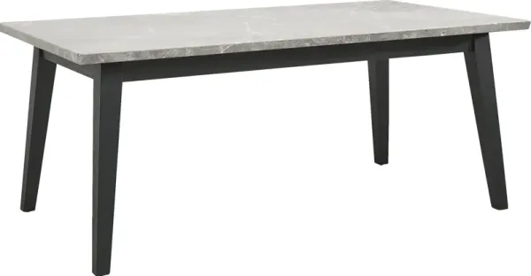 Viola Black Marble Top Dining Table