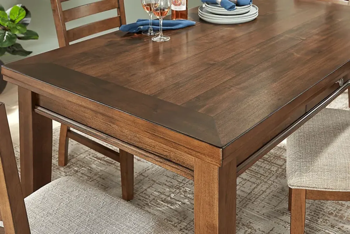 Riverview Brown Cherry Dining Table