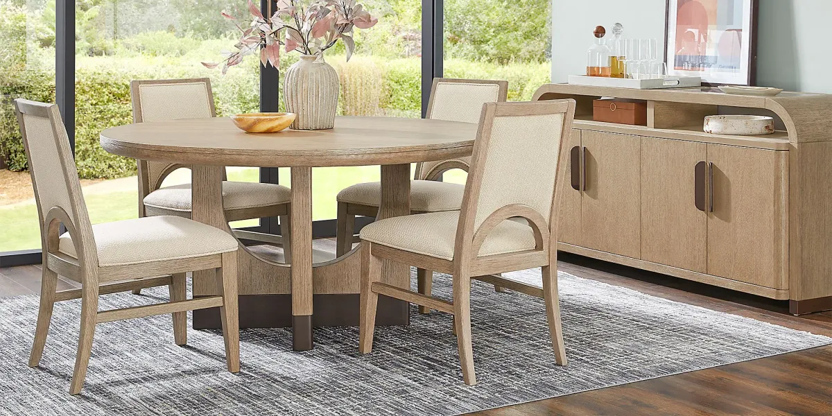 Halverson Honey 5 Pc Round Dining Room