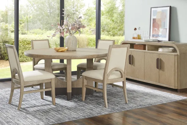 Halverson Honey 5 Pc Round Dining Room