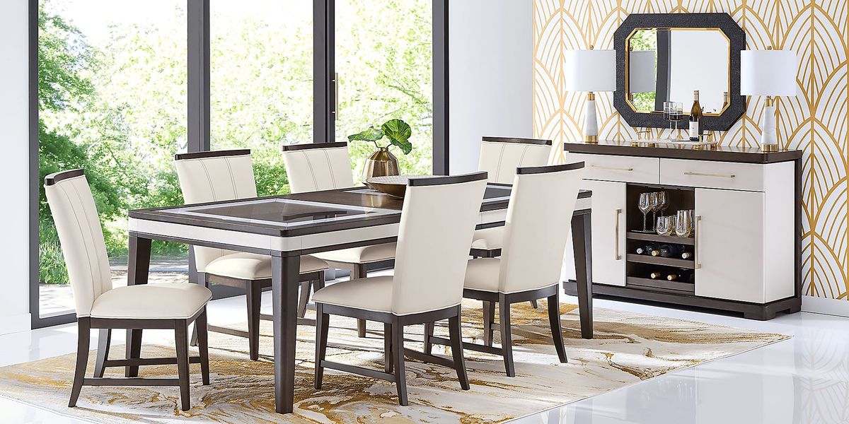 Elko Falls Espresso Dining Table