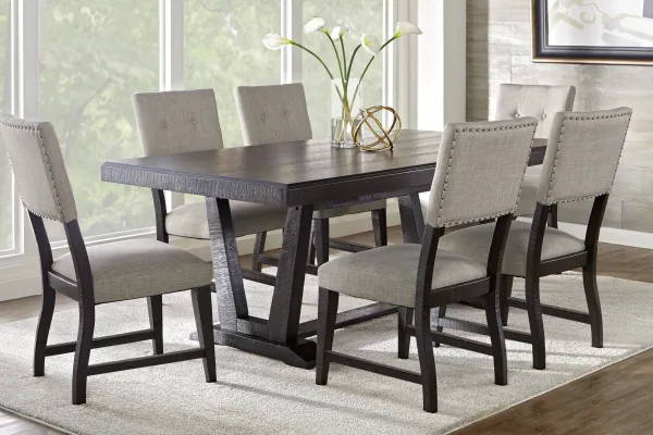Hill Creek Black 5 Pc Rectangle Dining Room