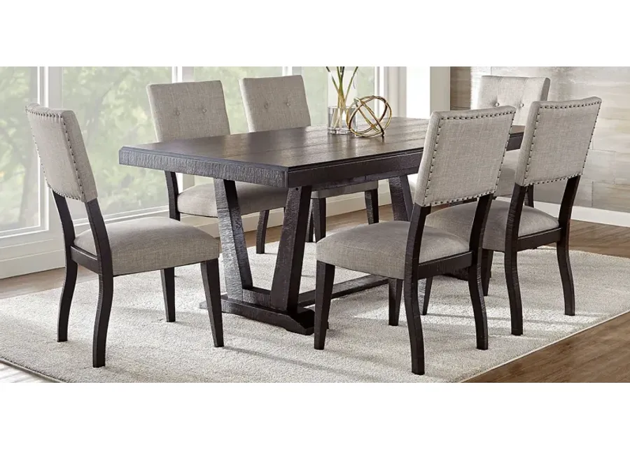 Hill Creek Black 5 Pc Rectangle Dining Room