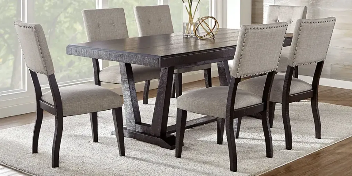 Hill Creek Black Rectangle Dining Table