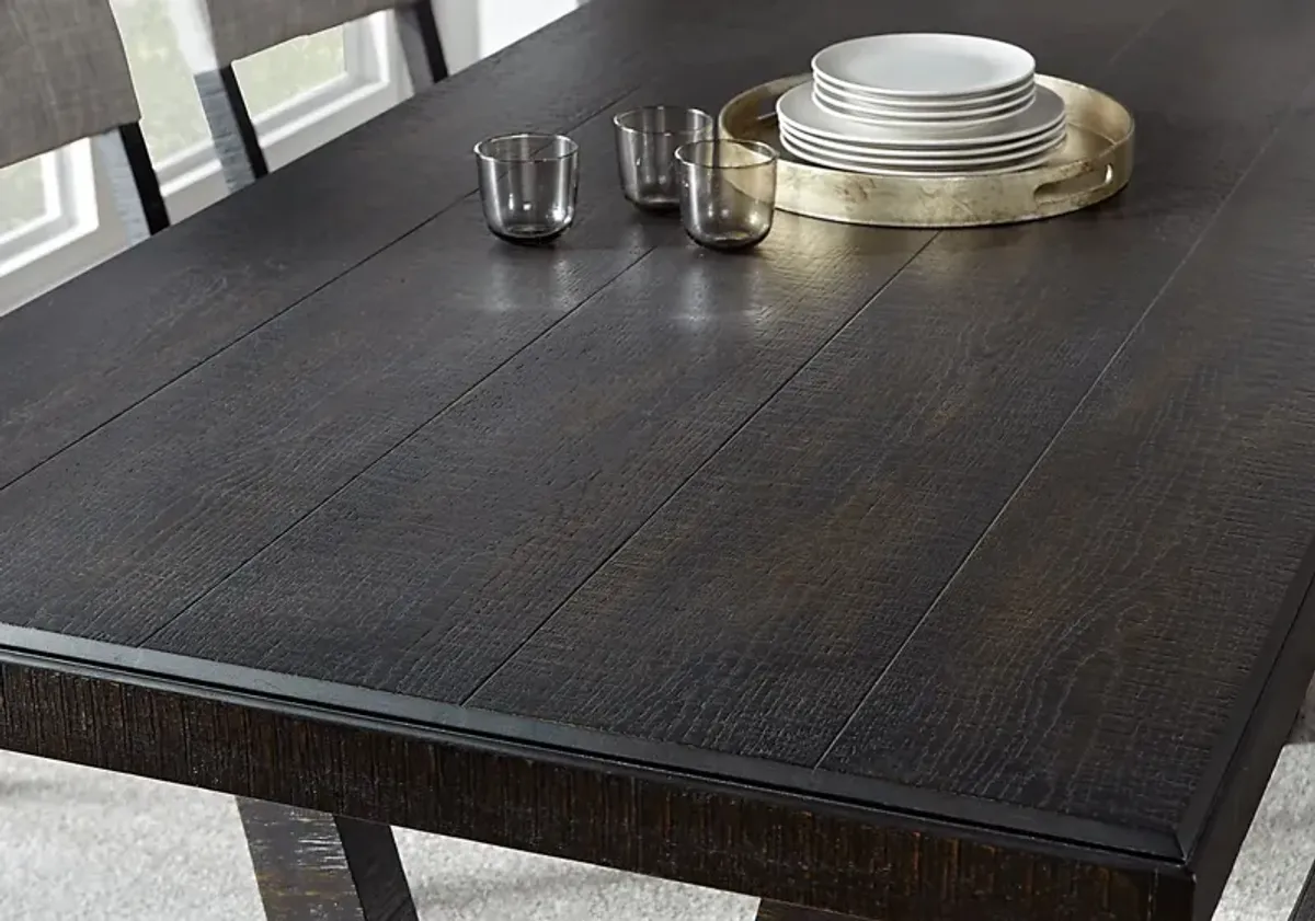 Hill Creek Black Rectangle Dining Table