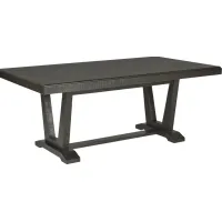 Hill Creek Black Rectangle Dining Table