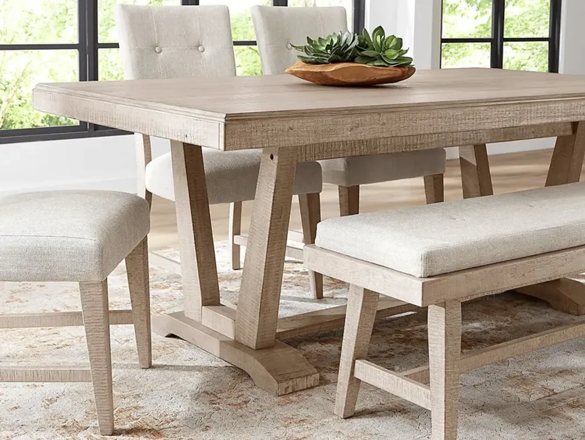 Hill Creek Natural Rectangle Dining Table