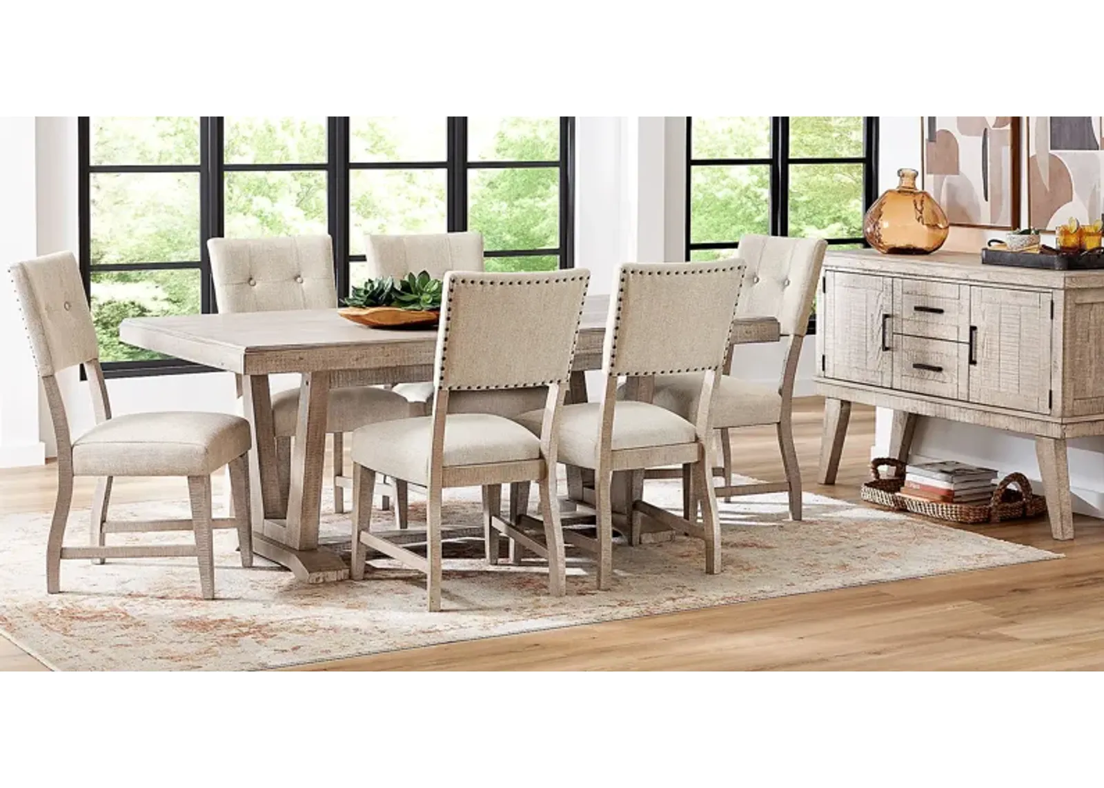 Hill Creek Natural 5 Pc Dining Room