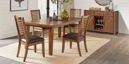 Acorn Cottage Brown Rectangle Dining Table