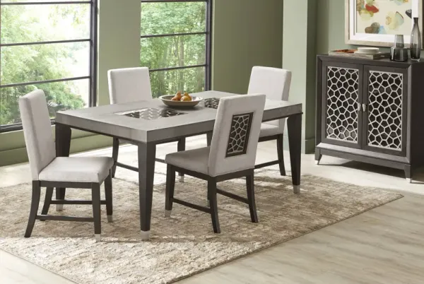 Rosalie Gray 5 Pc Dining Room