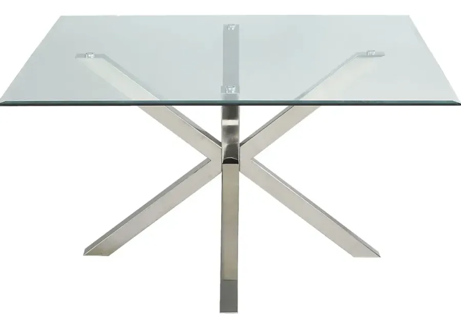 Linton Park Silver Square Dining Table