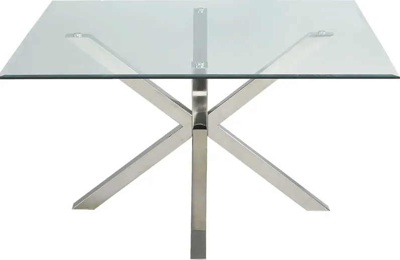 Linton Park Silver Square Dining Table