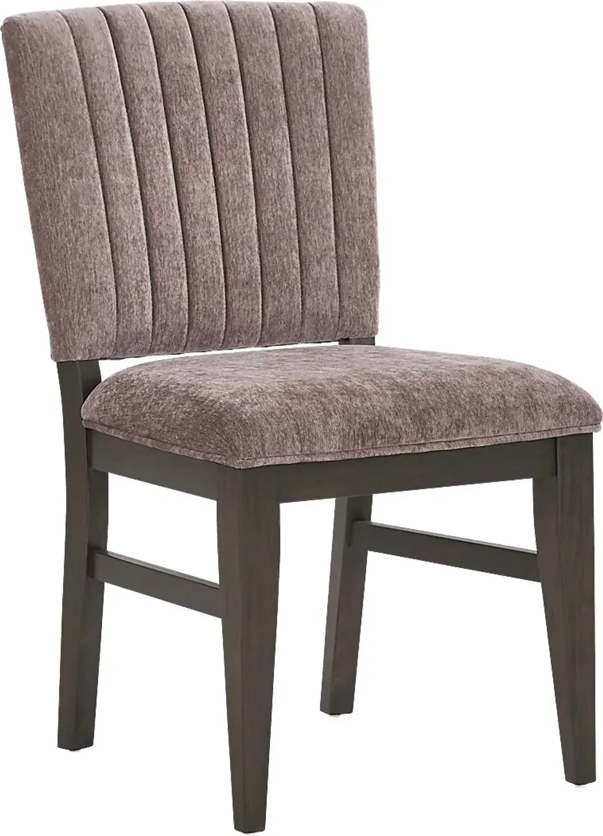 Cheetham Hill Espresso 90 in. 5 Pc Dining Room with Blush Chairs