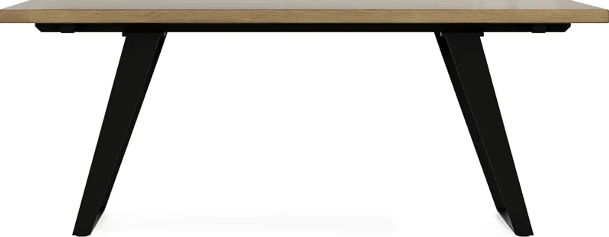 Grand Falls Natural Brown Dining Table