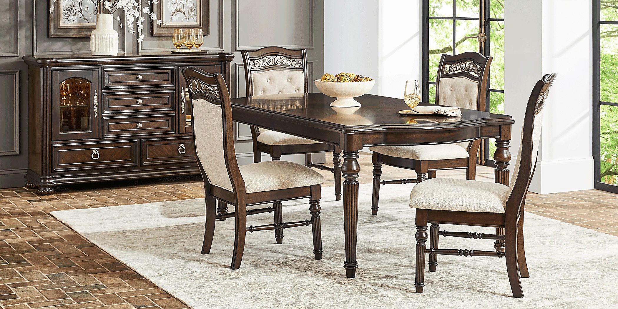 Gallagher Avenue Brown Dining Table