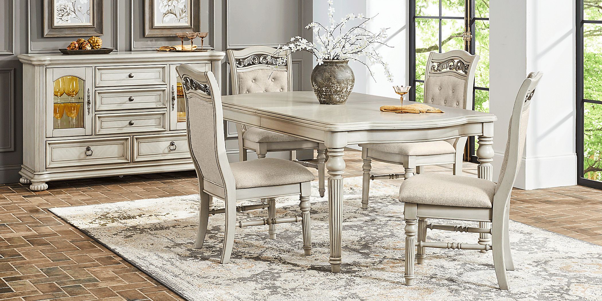 Gallagher Avenue White Dining Table