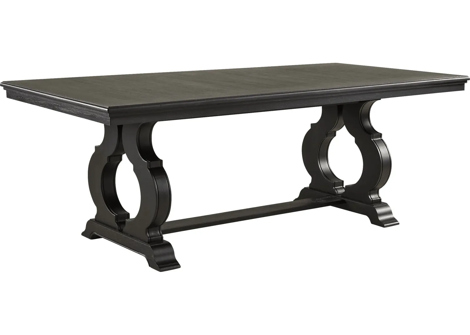 Sillsbee Place Black Rectangle Dining Table