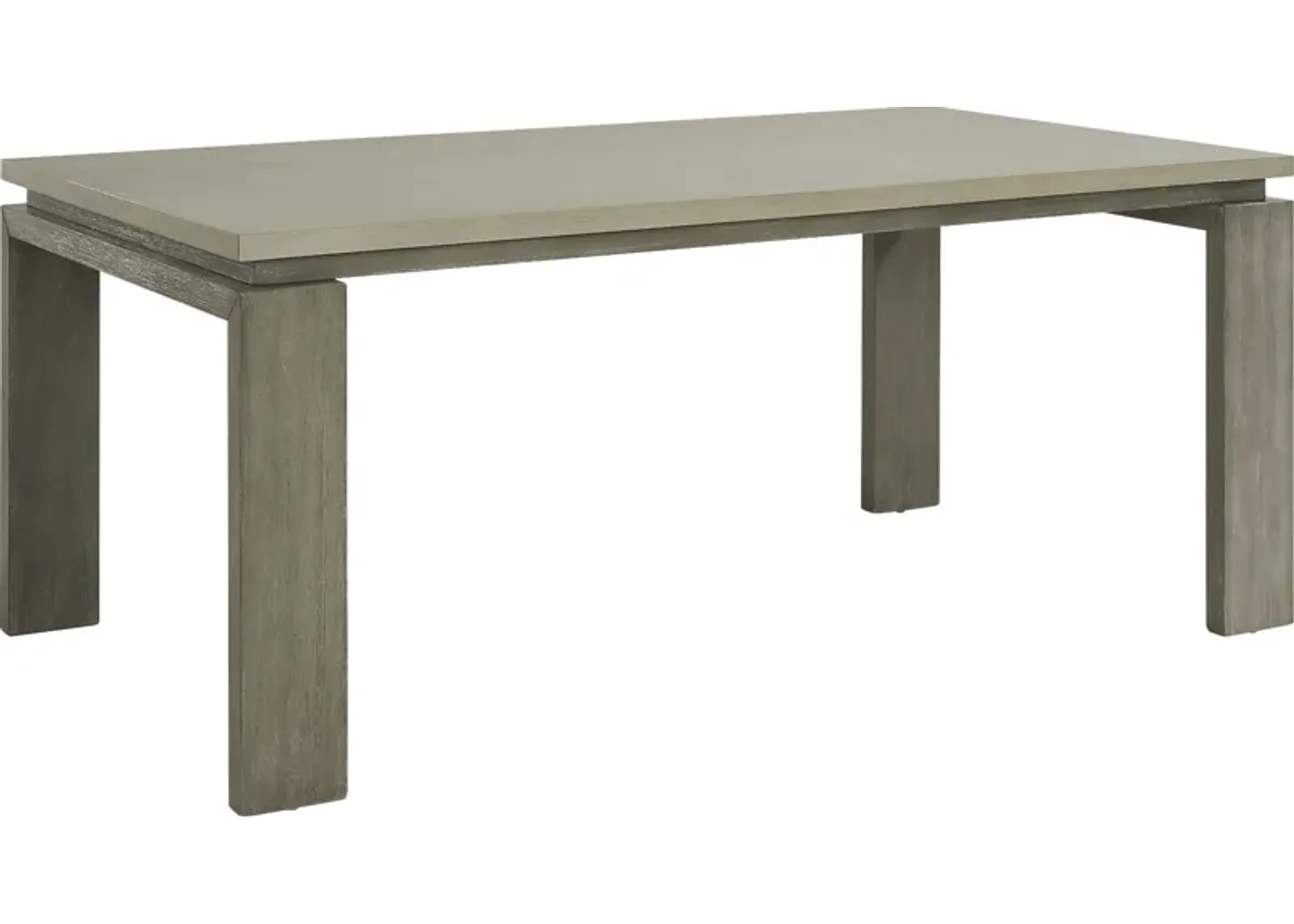 Collins Avenue Washed Wood Rectangle Dining Table