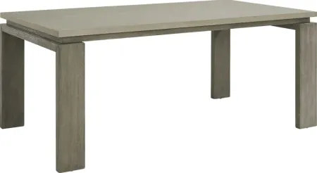 Collins Avenue Washed Wood Rectangle Dining Table