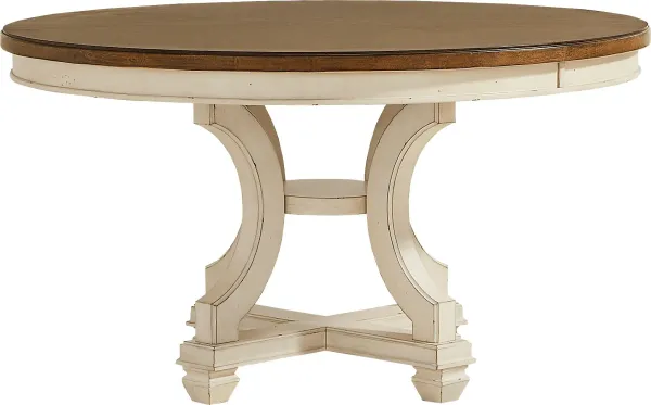 Provence Brown Round Dining Table