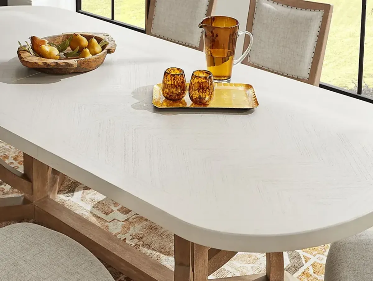 Oakwood Terrace Sand Oval Dining Table