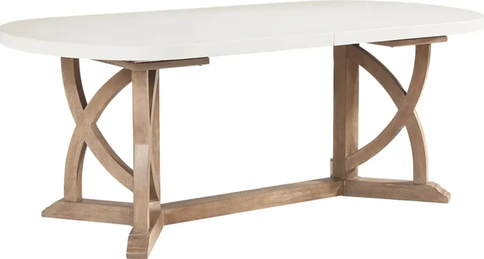 Oakwood Terrace Sand Oval Dining Table