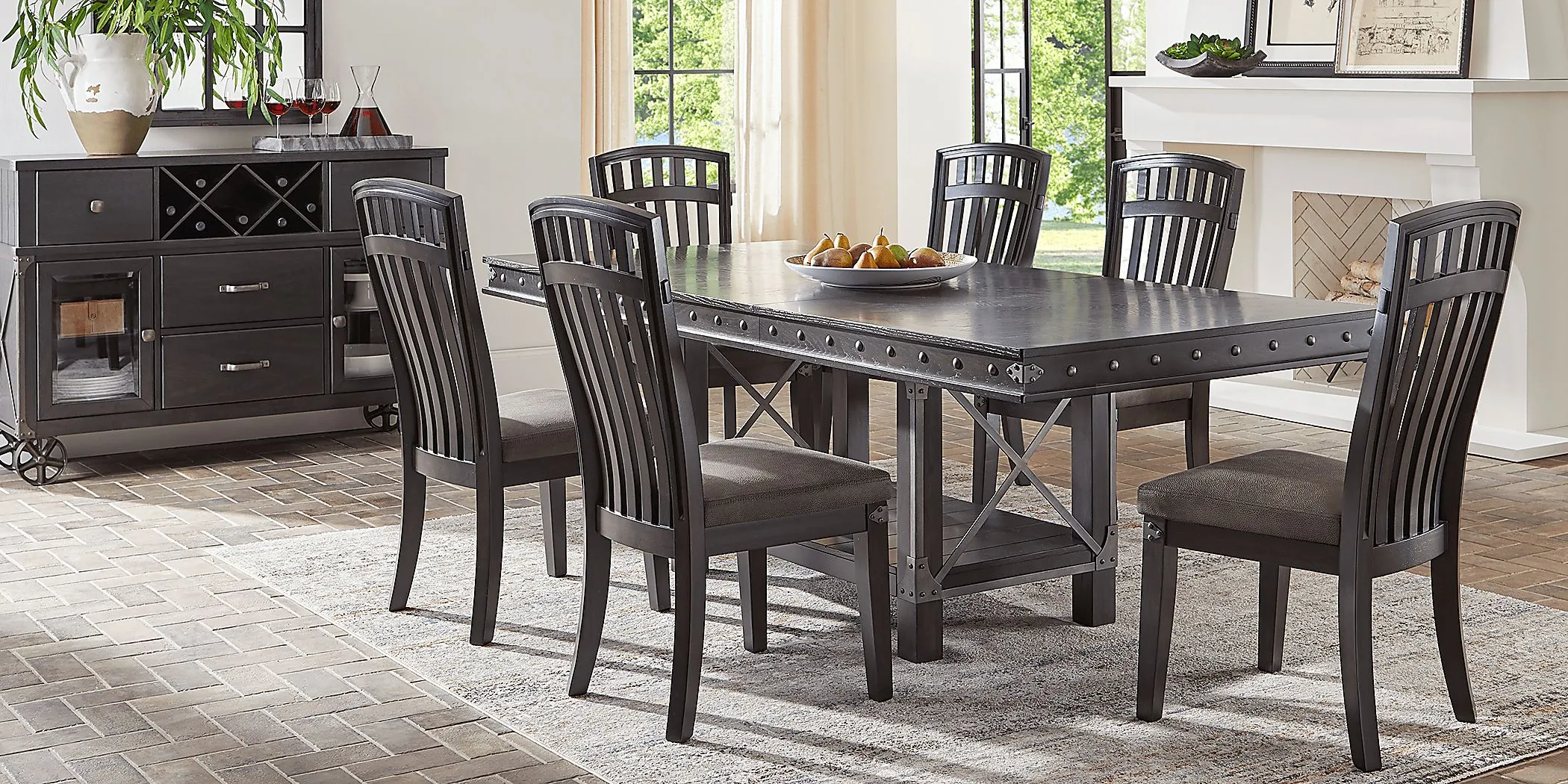 Rooms to go discount 7 piece dining set