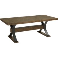 Hazelnut Woods Brown 84-102 in. Dining Table