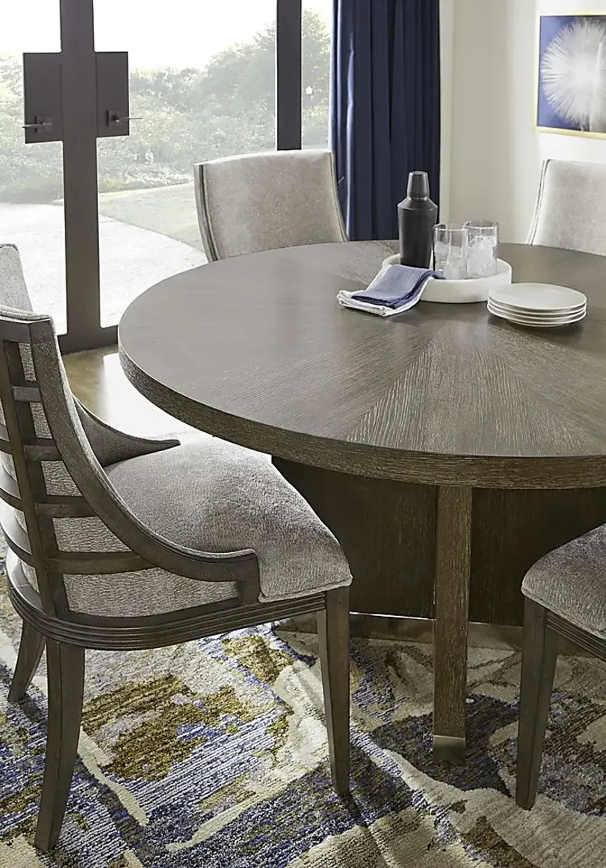 Taylor Trace Brown 5 Pc Round Dining Room