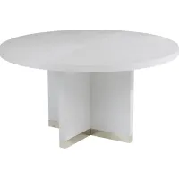 Taylor Trace White Round Dining Table