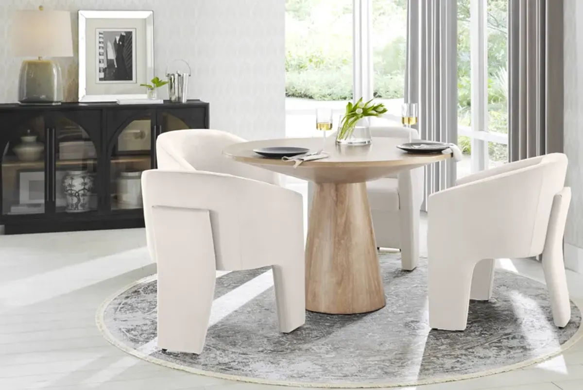 Kendall Natural 48" Round Dining Table