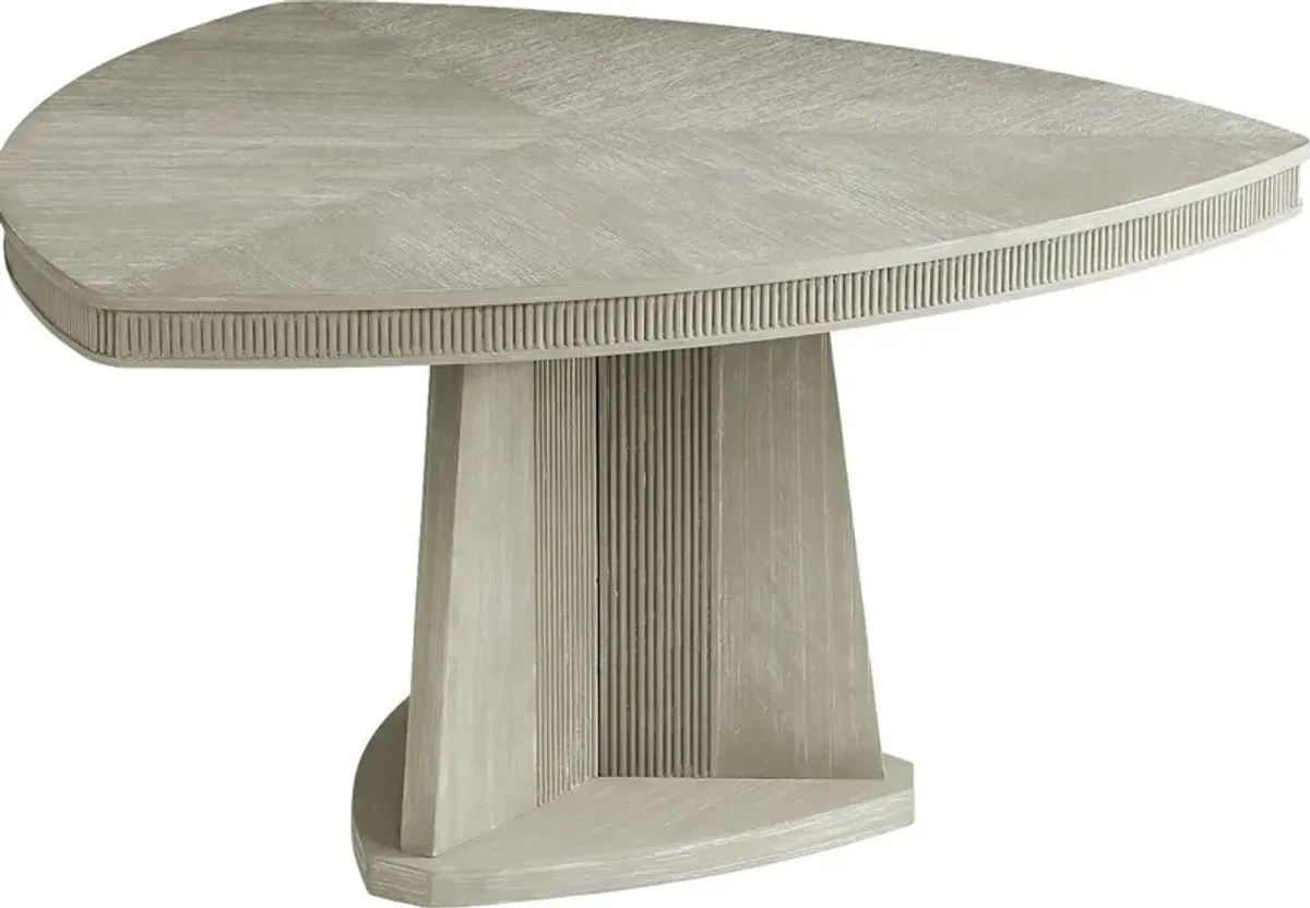 Bellante Gray Triangle Dining Table