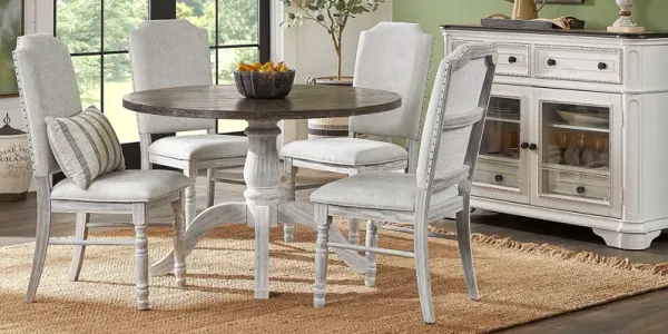Allison Ridge White 5 Pc Dining Room