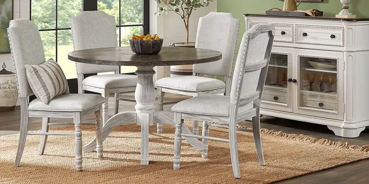 Allison Ridge White 5 Pc Dining Room