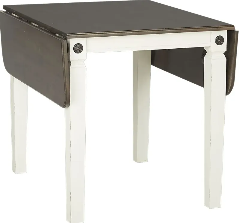 Velino White Rectangle Dining Table