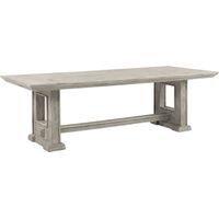 Pine Manor Gray 102 in. Dining Table