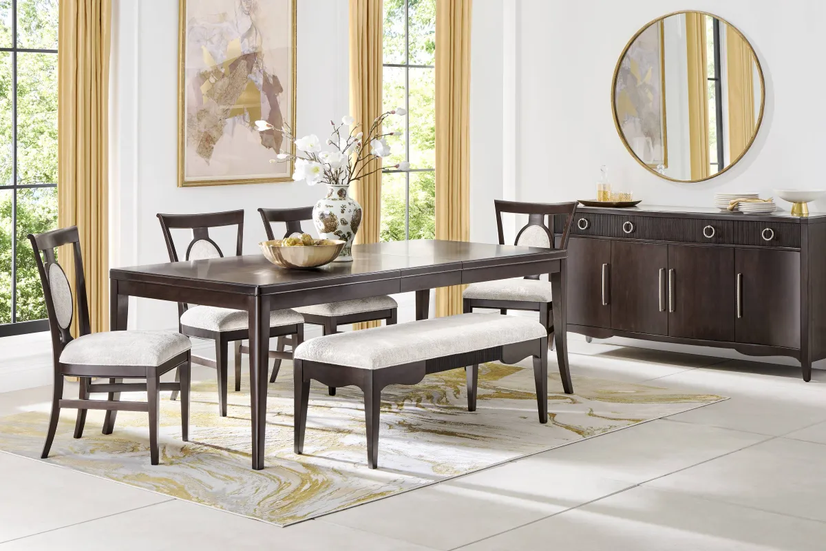 Bradbury Brown Cherry 6 Pc Dining Room
