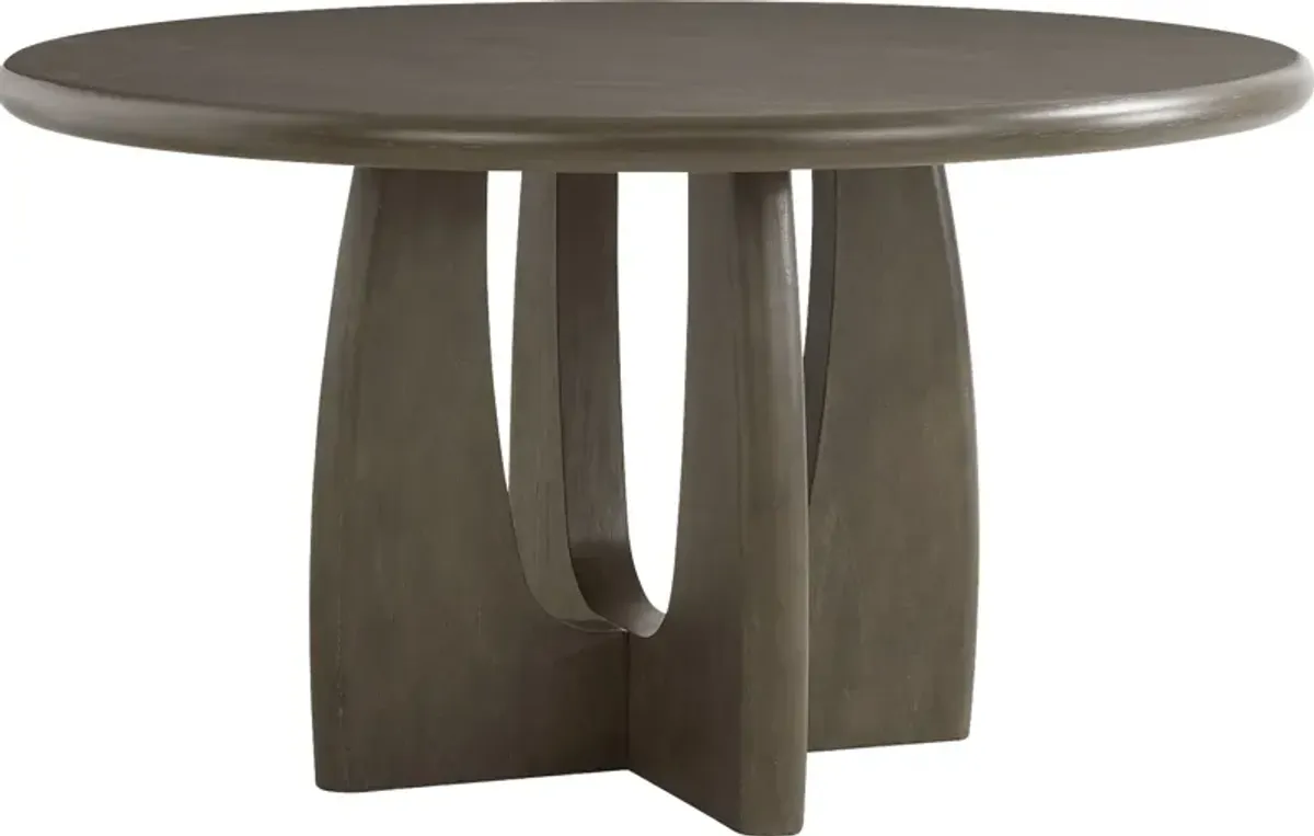 Moreno Brown Round Dining Table