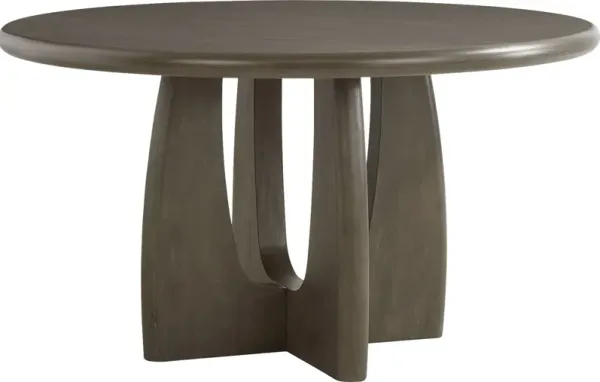 Moreno Brown Round Dining Table