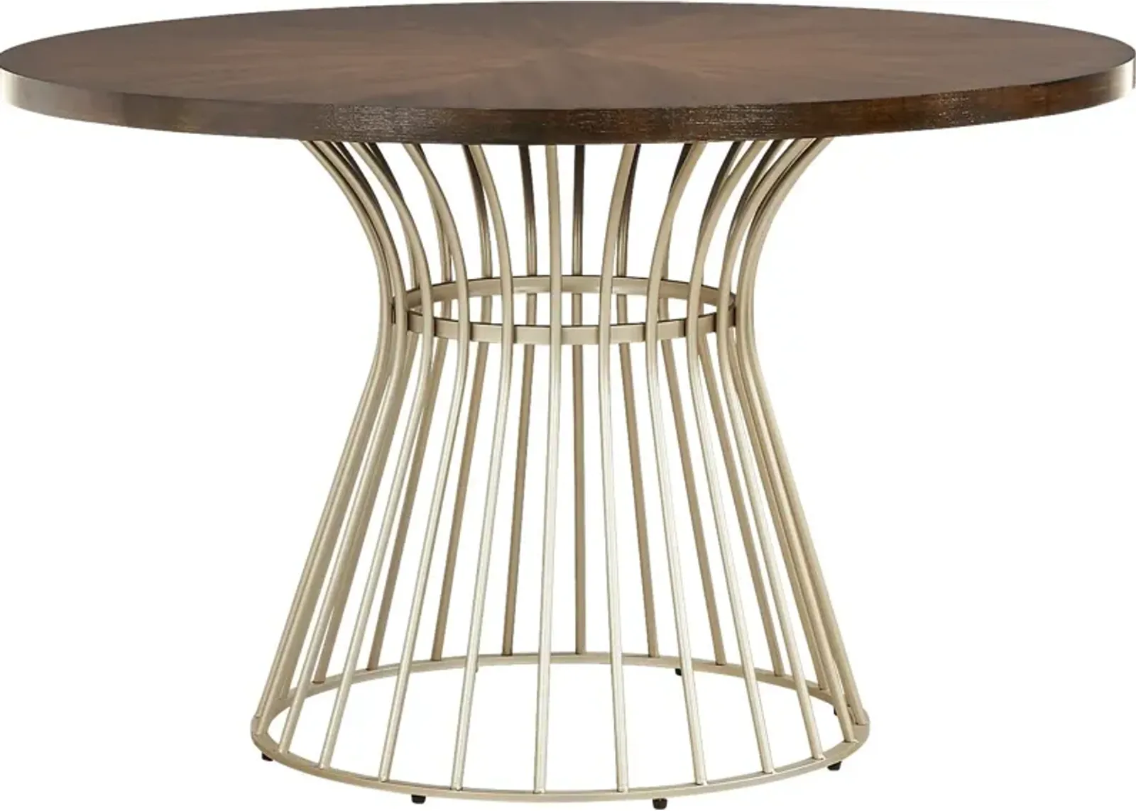 Calisi Brown Round Dining Table