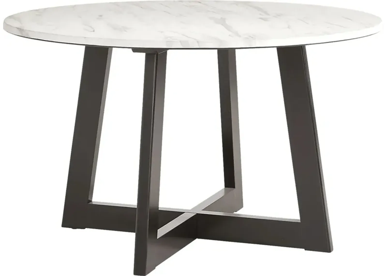 Jarvis White 2 Pc Round Dining Table