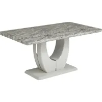Crown Court Light Gray Dining Table