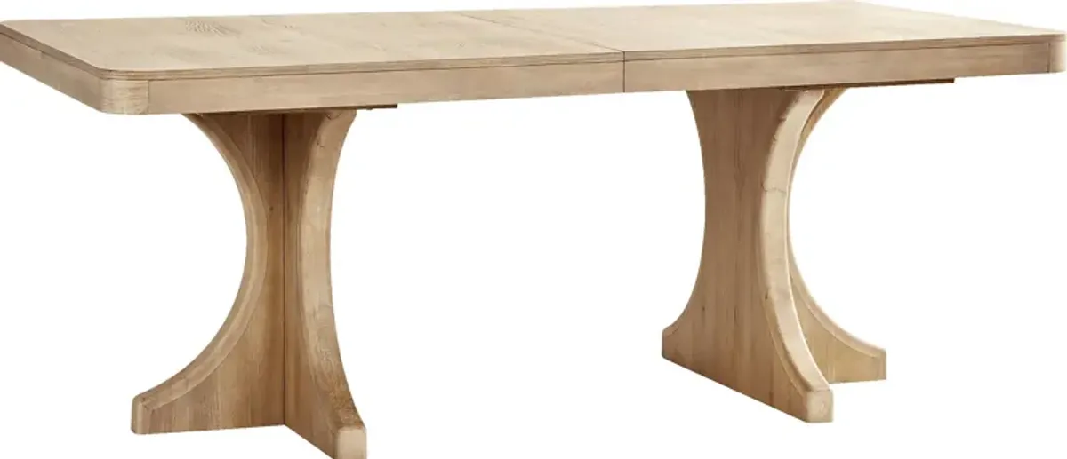 Callen Way Beige Trestle Dining Table